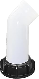 Boquilla de drenaje con tuerca IBC 1000L Boquilla de tanque de agua Conexión de la válvula de extensión Boquilla de manguera Adaptador IBC Depósito de agua Boquilla de grifo para grifo de