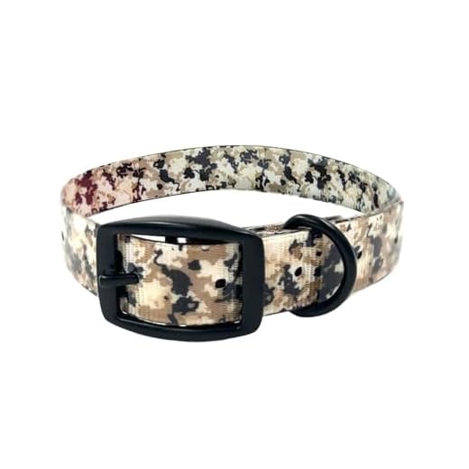 Regal Dog Products Waterproof Camo Hunting Dog Collar with Black Hardware | for Small, Medium, Large, or XL Dogs (Large)