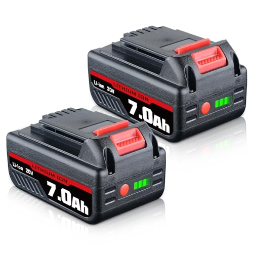 PREZOYE 2 Packs 20V 7.0Ah Li-ion LB2X4020 Replacement for Black and Decker Battery Compatible with Black and Decker 20V Lithium Battery Cordless Tools