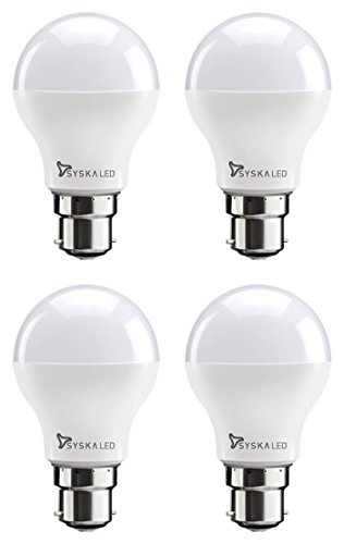 Image of SYSKA 15W B22 LED Cool Day Light Bulb, Pack of 4