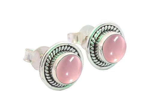 Miniatura 7 de Amethyst Stone Stud Post Earrings, Handmade 925 Sterling Silver Stud, Silver Gemstone Stud, Bohemian Jewelry, Sterling Silver Stud for Women,