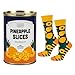 soxo Lustige Geschenke Für Männer Bunte Socken Herren Happy Socks Im Dosen 40-45 EU Ananas