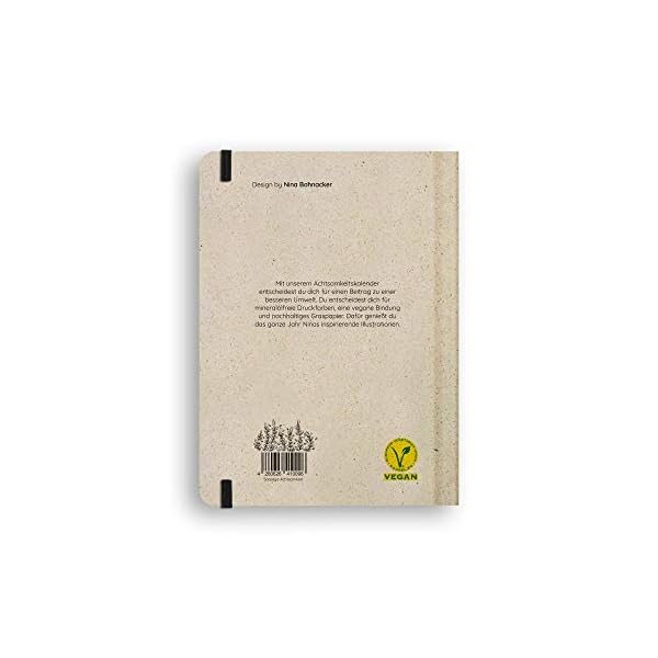 Nachhaltiger Kalender A5 aus Graspapier, Samaya, Natur, V-Label zertifiziert, Made in Germany (Endangered 2021 (DE/EN)) – Bild 10