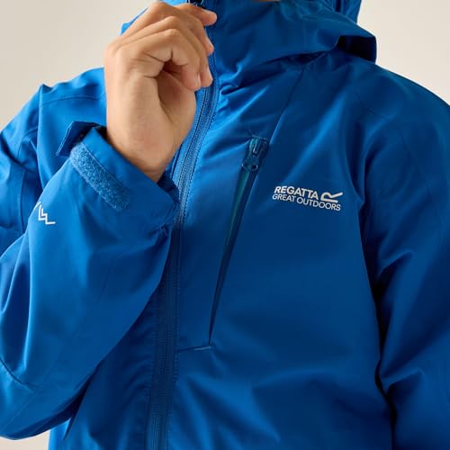 Chaqueta impermeable niños transpirable Regatta con capucha 6