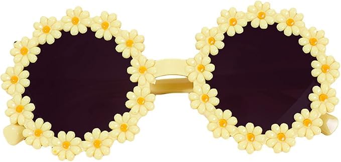 kids baby boy girl unisex round gandhi floral flower cute sunglass/goggles/beach glasses (3-10 years)-picture-21