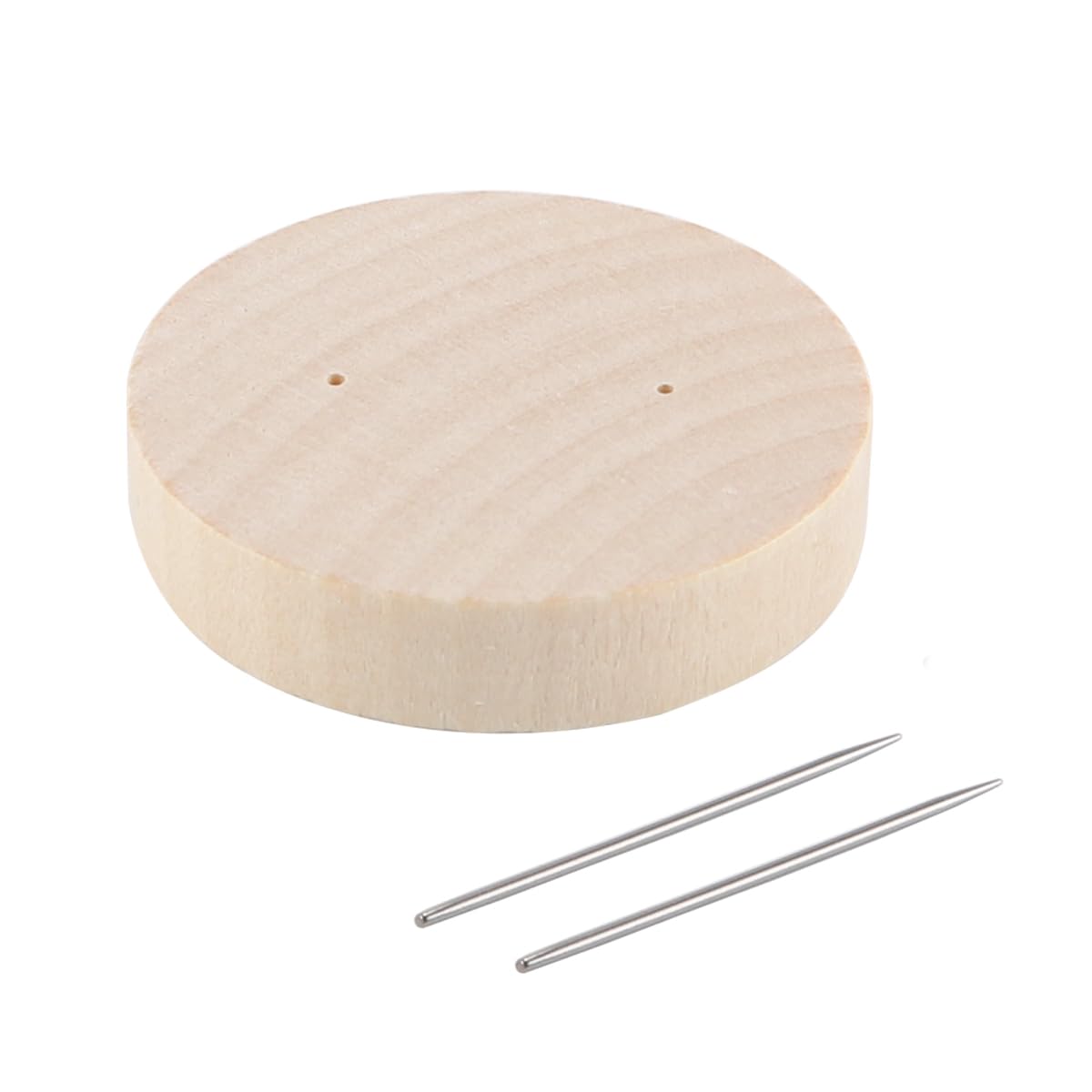 Supporto per bambola all'uncinetto in legno con perni metallo, esposizione amigurumi 10 pezzi