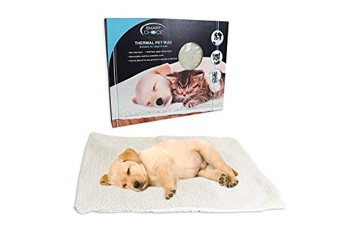 Alfombra para mascotas, térmica, para gatos, perros, lana suave, antideslizante, se puede lavar a máquina, 60 x 45 cm