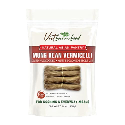 MUNG BEAN VERMICELLI 17.64 Oz (500g) VIETFARMFOOD - Traditional Dried