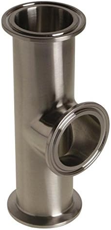 Instrument Tee | Tri Clamp 1.5 inch - Stainless Steel SS304 / 3A - Glacier Tanks - (3 Pack)