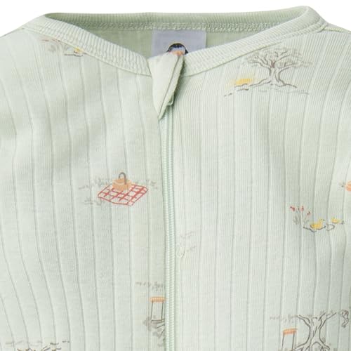 Image of Gerber baby-girls Baby Unisex 2-pack 2-way Zip Textured Sleep 'N Play