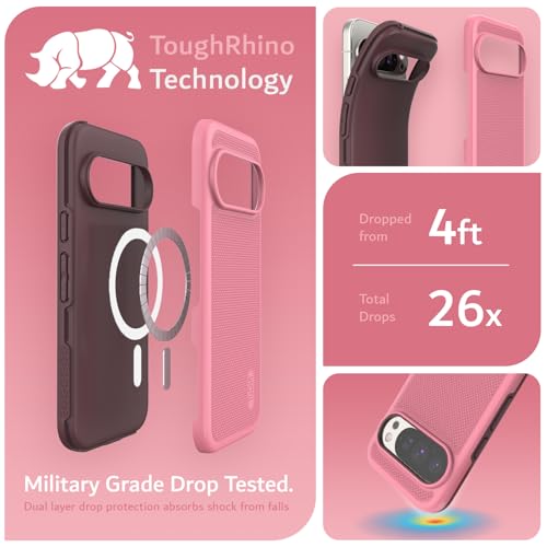 Image of TUDIA MergeGrip Magsafe Compatible for Pixel 10 & 10 Pro Case - Smokey Pink