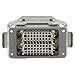 50 Core Rectangular Heavy Duty Connector HDC-HDD-050 Cold Industrial Waterproof Socket 10A(50 pins top line)