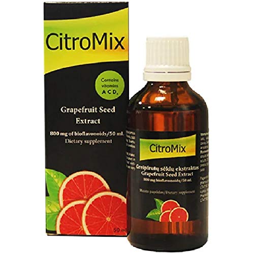 CitroMix Estratto di semi di pompelmo 50ml liquido molto alto in bioflavonoidi e vitamina C naturale