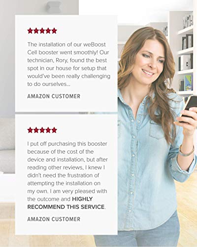 Image of weBoost Home Complete Cell Phone Signal Booster Kit - Boosts 4G LTE & 5G for Entire Home, FCC Approved, All U.S. Carriers