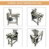 INTSUPERMAI Industrial Fruit and Vegetable Juicer Heavy Duty Automatic Commercial Spiral Juicer Industrial Multi-Functional for Juicing and Separating 220V