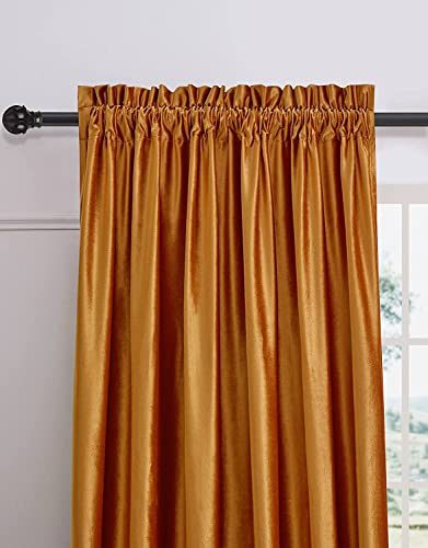 SANCHUNG Tende di Velluto Arancione per Soggiorno