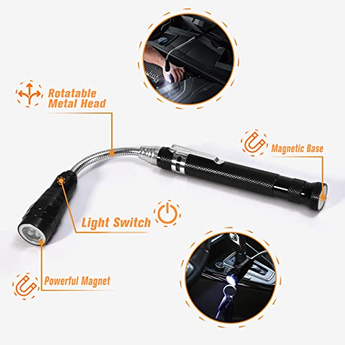 Gifts For Men, Magnetic Flashlight Pickup Tool, Cool Gadgets Tools For Men, Gifts For Him, Husband, Boyfriend, Dad, Grandpa, Birthday Gifts For Men, Unique Dad Gifts For Men Who Have Everything #TOP4