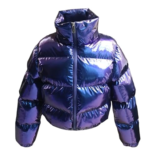 Generisch Abrigo y chaqueta de invierno para niñas, ropa de abrigo acolchada brillante para niños, cálida, engrosada, aislada para niños en climas fríos, ropa de invierno perfecta para niñas