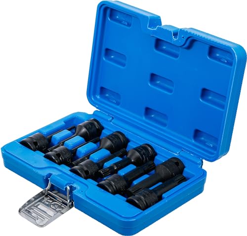 BGS Kraft-Bit-Einsatz-Satz - 1/2" - Vielzahn (für XZN) M4-M16 9-tlg.