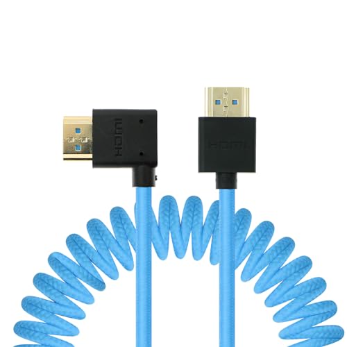 Câble HDMI 2.1 8K 48 Gbit/s tressé angle gauche pour Atomos Ninja et Z-Cam E2 Pro