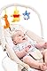 hauck Disney Babywippe mit Spielbogen Bungee Deluxe für Babys ab Geburt bis 9 kg, Verstellbare Rückenlehne, 3-Punkt-Hüftgurt, Tragegriffe, Wippfunktion (Pooh Cuddles)