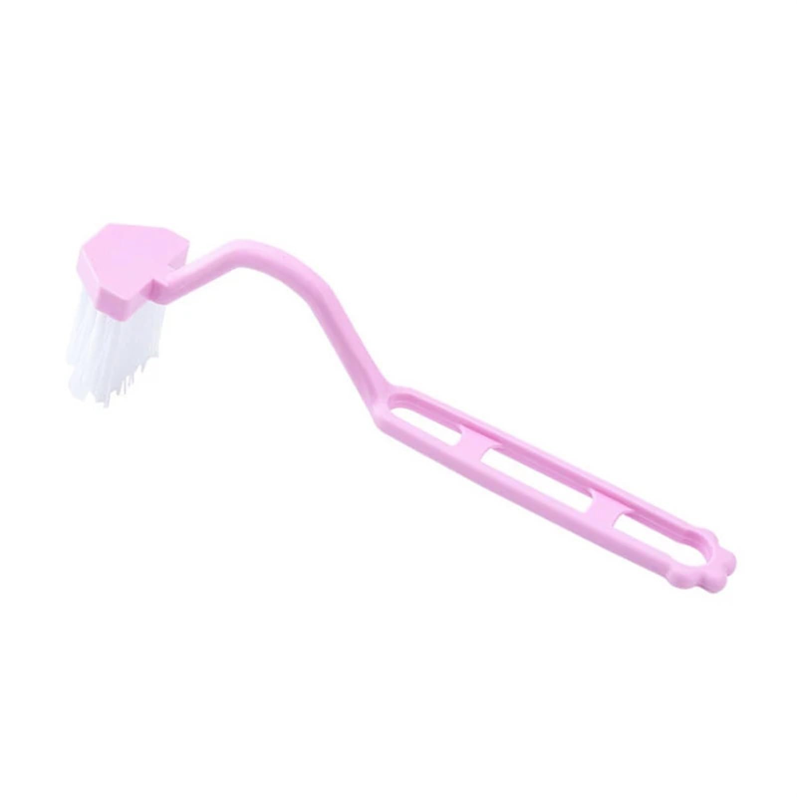 Brosse de toilette en silicone souple rouge pour un nettoyage efficace des WC