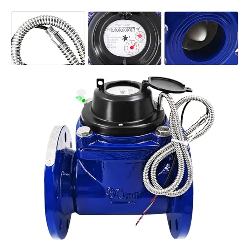 Image of 3'' Water Meter Fits for Woltmann Helix Water Meter Pulse Output Flanged