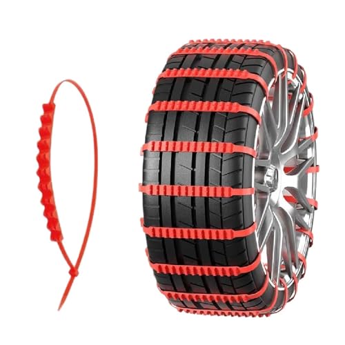 Anti-Skid Snow Chains For Car Motorcycles Winter And Bad Terrain Wheels Anti-slip Emergency Universal Lockout Artifact(40pcs)