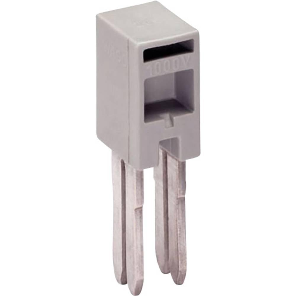 WAGO 285-435 Adjacent Jumper, Gray, Insulated, Nominal Current 85 A