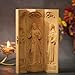 Handmade Prayer Altar of Jesus Christ/Our Lady Of La Vang/St. Dominic Catholic Triptych Religious Gifts Wooden Home Altar Jesus Christ