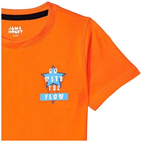 Image of Amazon Brand - Jam & Honey boys T-Shirt Short Set