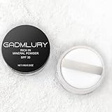 Mineral Setting Powder, SPF 35, Sunscreen Silica-Based Loose Powder, Oil Control & Pore Blurring, Universal Translucent Finishing Makeup (Solar Veil)