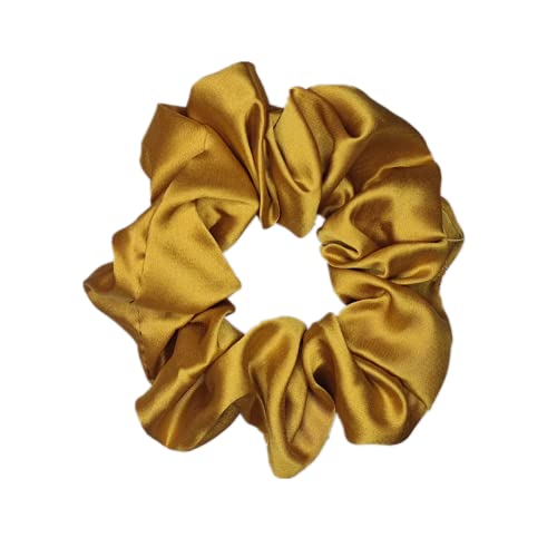 6 Pcs Satin Silk Hair Scrunchies Soft Hair Ties Fashion Hair Bands Hair Bow Ropes Hair Elastic Ponytail Holders Hair Accessories For Women And Girls (4.2 Inch, Classic Color) #TOP7