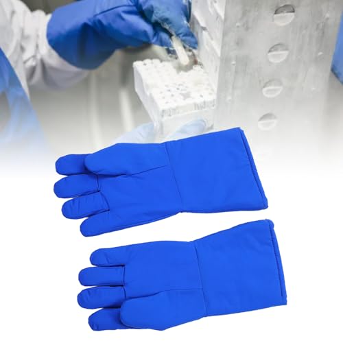 436 ℉ Luvas Criogênicas, Luvas de Proteção Multifuncionais de 15 Polegadas para Armazenamento de Gel
