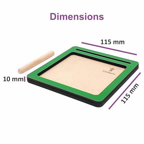 Image of Tantrums Coloured Sand Paper with Tray| Learning Fun Education Puzzle Learning Aid for Kids (Multicolor Pieces) (Cursive)