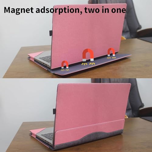 Funda para portátil Dell Precision 15 pulg PU cuero rosa miniatura 5