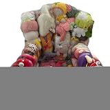 Beanbag Zur Aufbewahrung Von Kuscheltieren Klar,Plüschtier Aufbewahrungstasche Mit Reißverschluss - Organizer-Sack Für Boden Wohnzimmer Sofa Kinderzimmer Ecke Erwachsene Couch