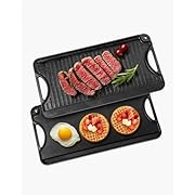 VEVOR обръщаем чугунен тиган за пържене Грид...