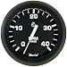 Faria Euro Black 4" Tachometer - 4,000 RPM (Diesel - Mechanical Takeoff & VAR Ratio Alt) (54682)