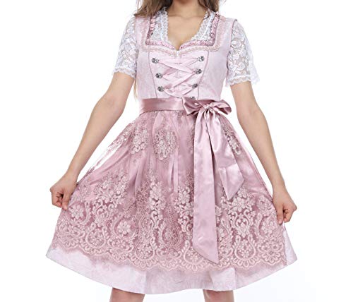 lifos 0650 Rosa Dirndl Germandress 3Tlg. Oktoberfest Gr.34 bis 52 (44) Cover
