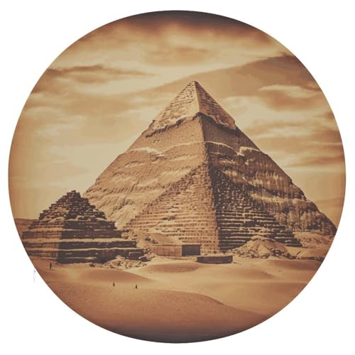 Coussin de chaise rond vintage pyramide mousse mémoire salon balcon