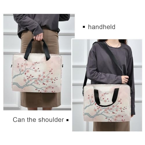 Bolso para Laptop Rosa con Diseño de Flores de Cerezo miniatura 2