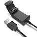 TUSITA Charger for Garmin Edge 20 / Edge 25 GPS - USB Charging Cable Clip Cradle 100cm - Bike Computer Accessories