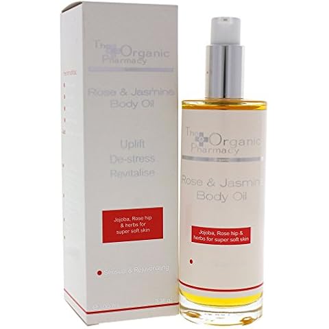 The Organic Pharmacy Rose & Jasmine Body Oil, 3.3 Ounce Cover