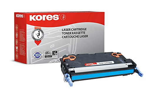 Kores Tonerkartuschen für Modell Color Laserjet 3600, 4000 Seiten, blau