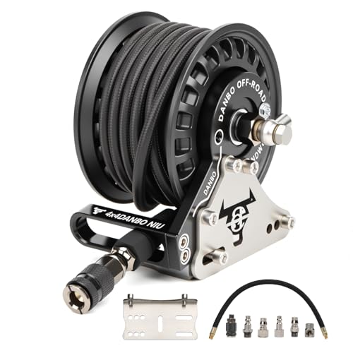 Retractable Air Hose Reel with Automatic Rewind