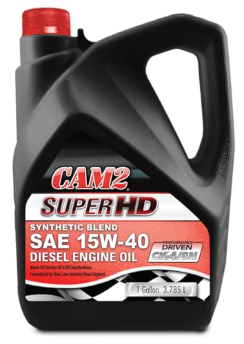 Aceite para motor Diesel 15W-40 mezcla sintética Cam2 1 galón miniatura 1