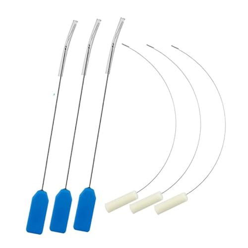 6pcs Long Serger Needle Threader Set, Threaders for Overlocker, Looper