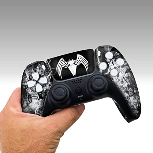 Image of Vennom Custom PS-5 Controller Wireless compatible with Play-Station 5 Console by BCB Controllers | Proudly Customized in USA with Permanent HYDRO-DIP Printing (NOT JUST A SKIN) (MODDED)