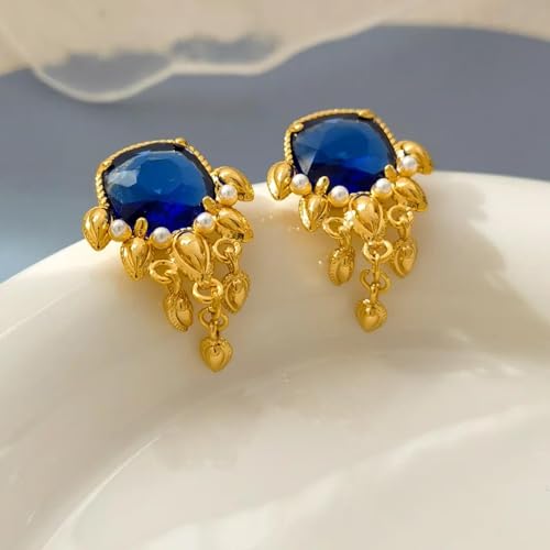 Boucles d'oreilles stud drop mariage légères anti-allergies